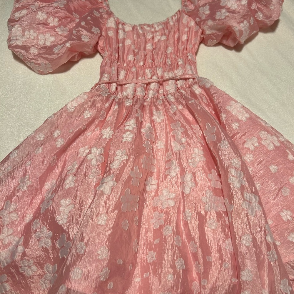 Pink Floral Dress